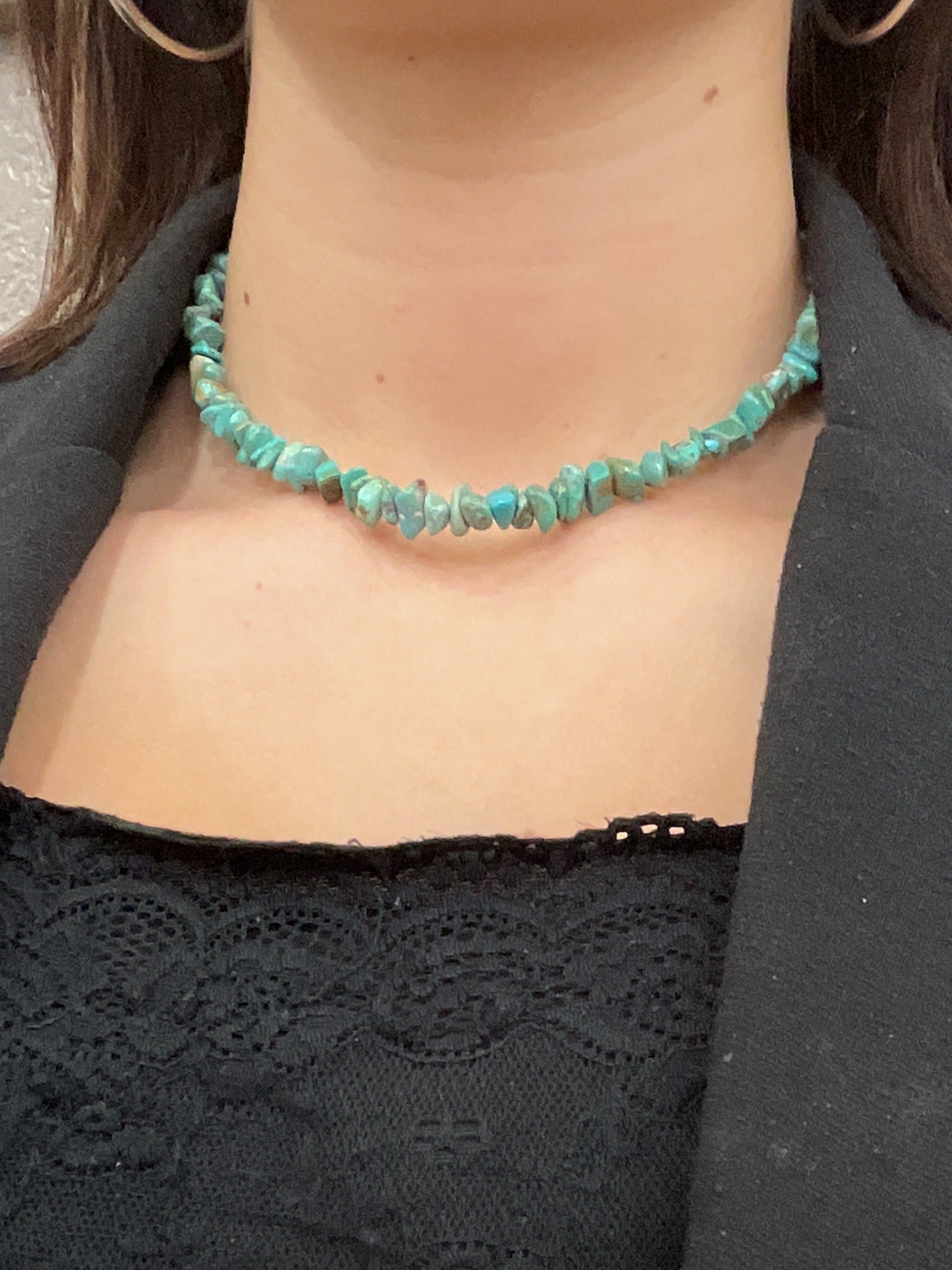 Royston Turquoise Nugget Necklace