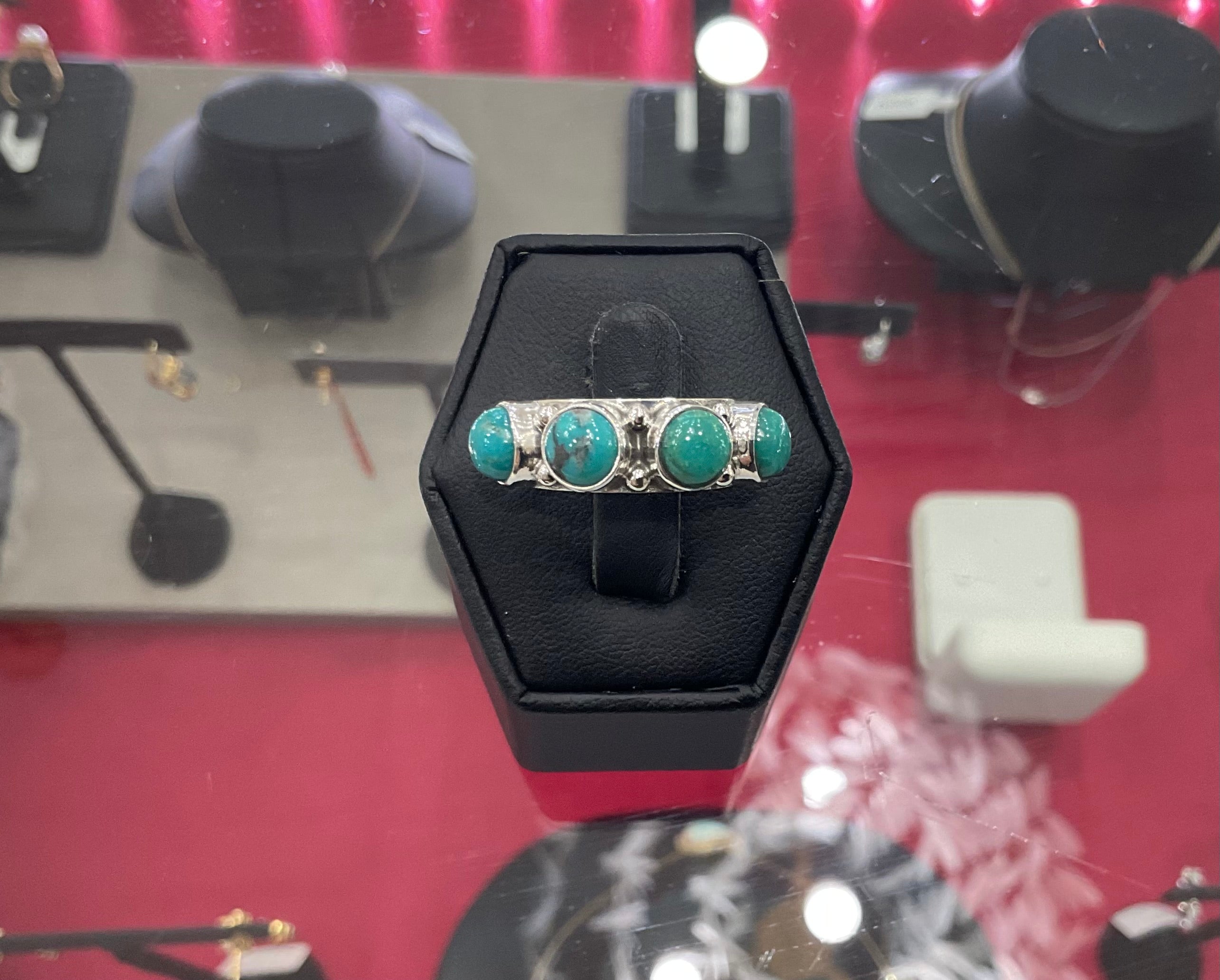 Kingman Turquoise Mega Stacker Ring