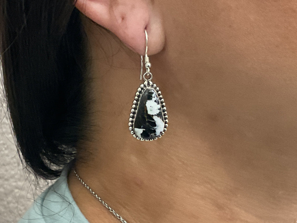 White Buffalo Earrings