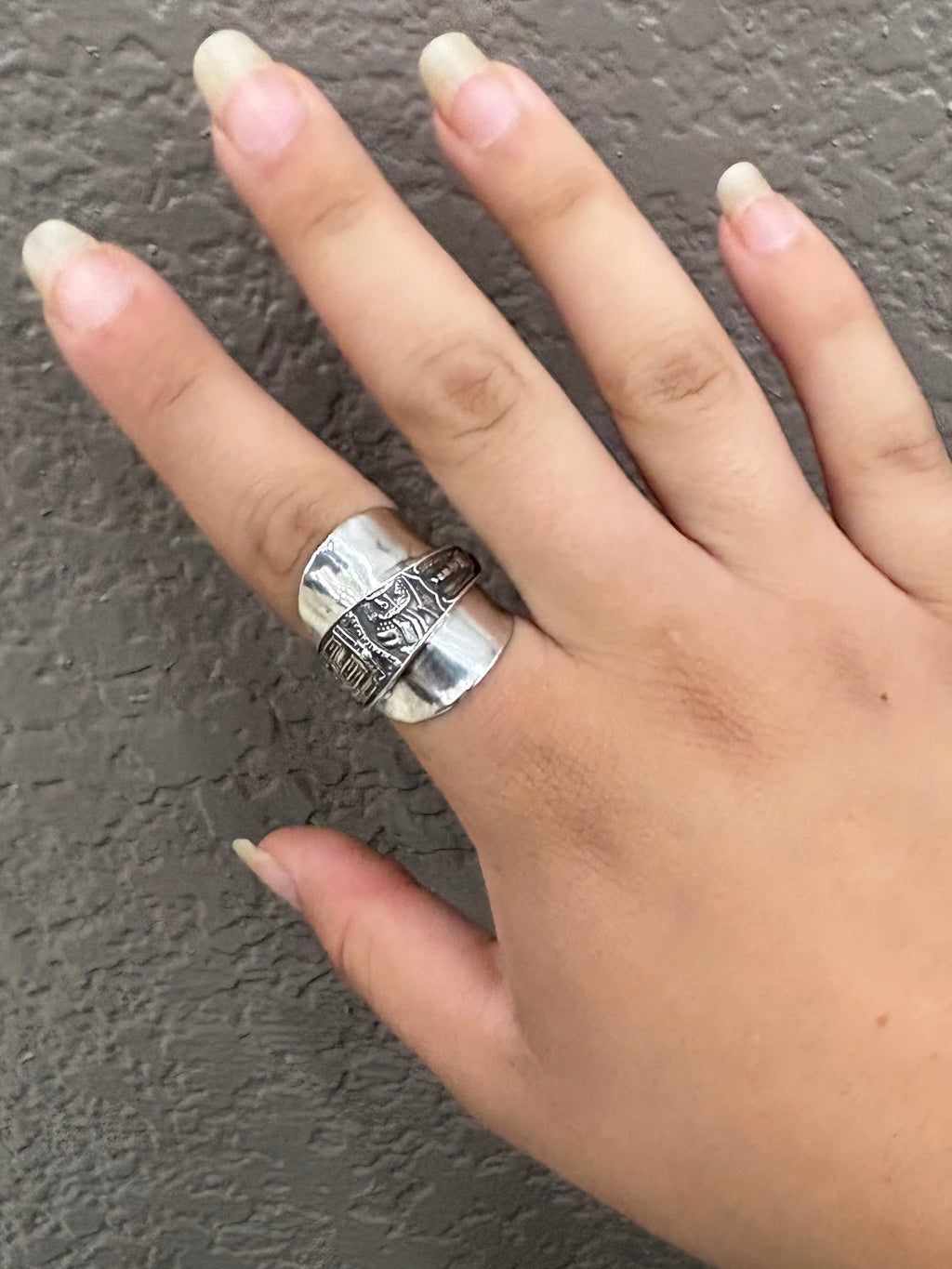 Sterling Silver Spoon Ring