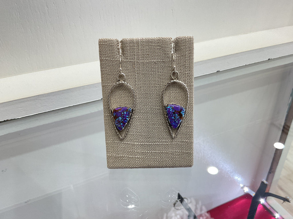 Purple Mohave Earrings