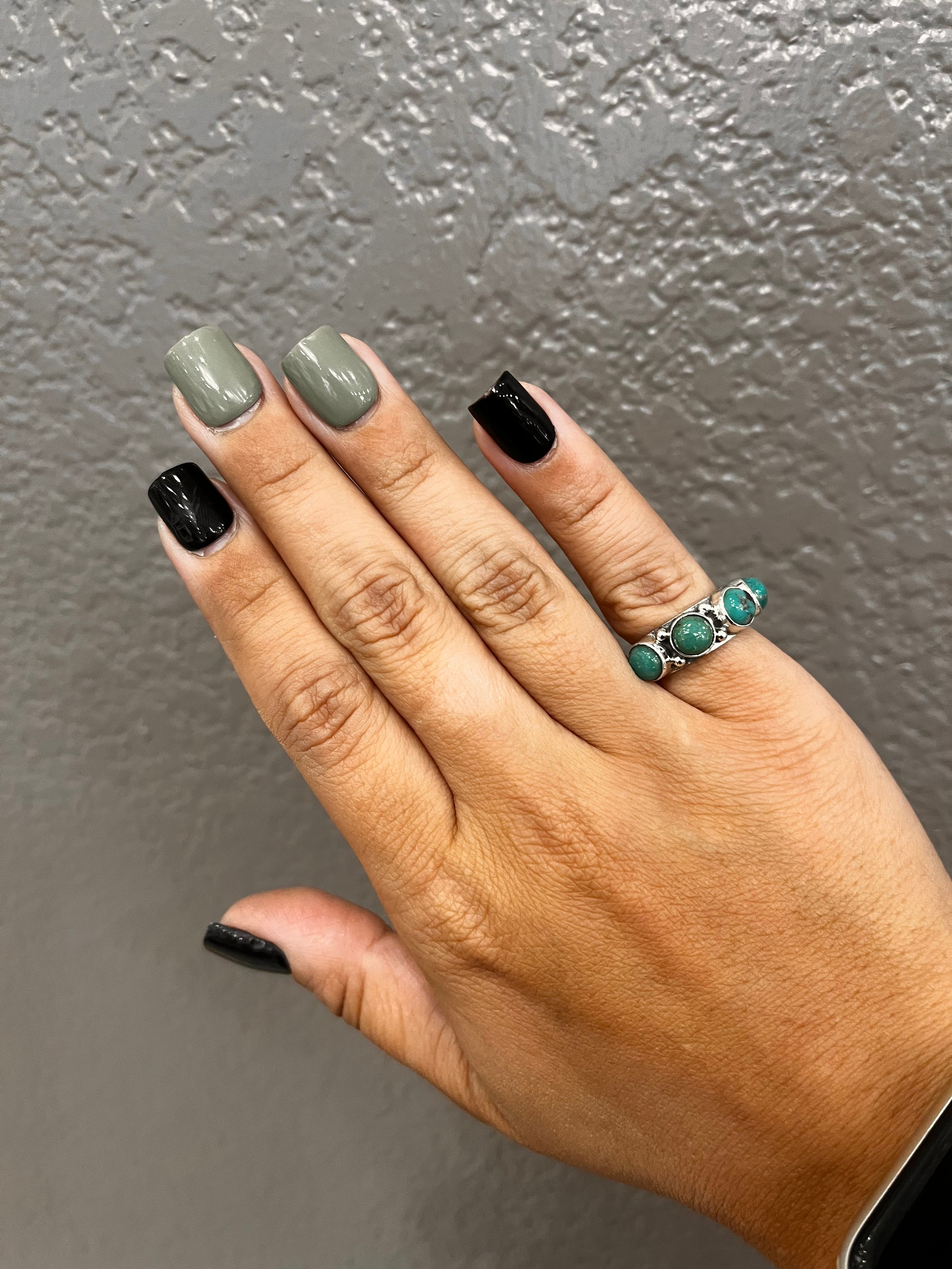 Kingman Turquoise Mega Stacker Ring