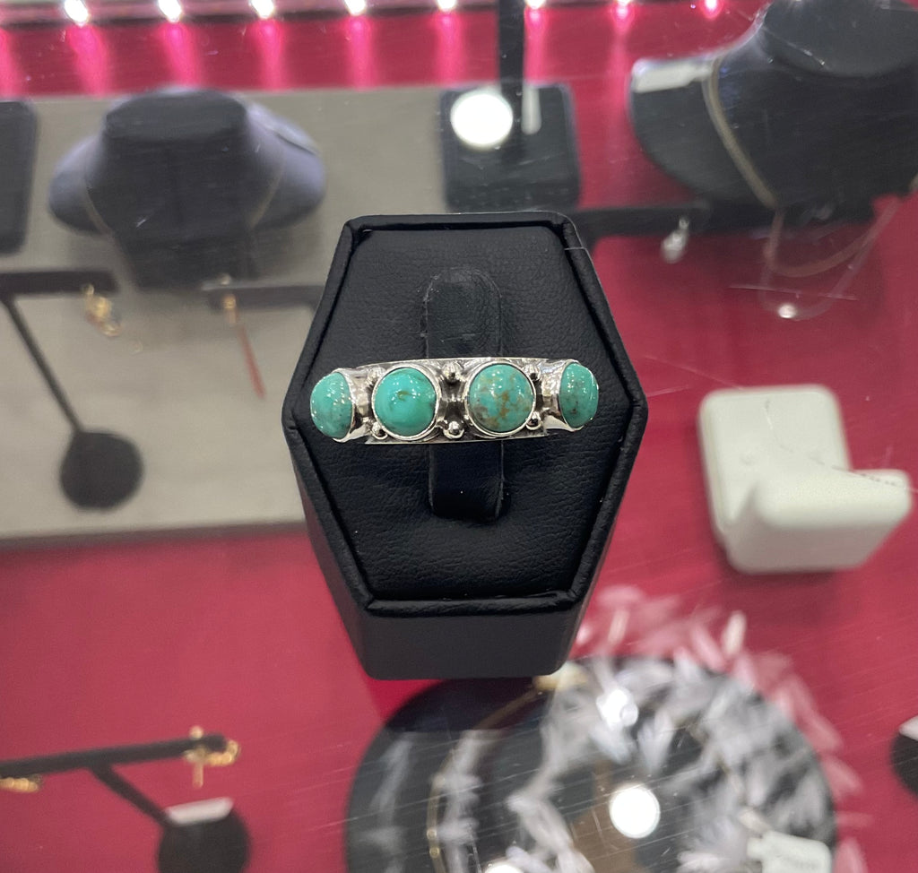 Kingman Turquoise Mega Stacker Ring
