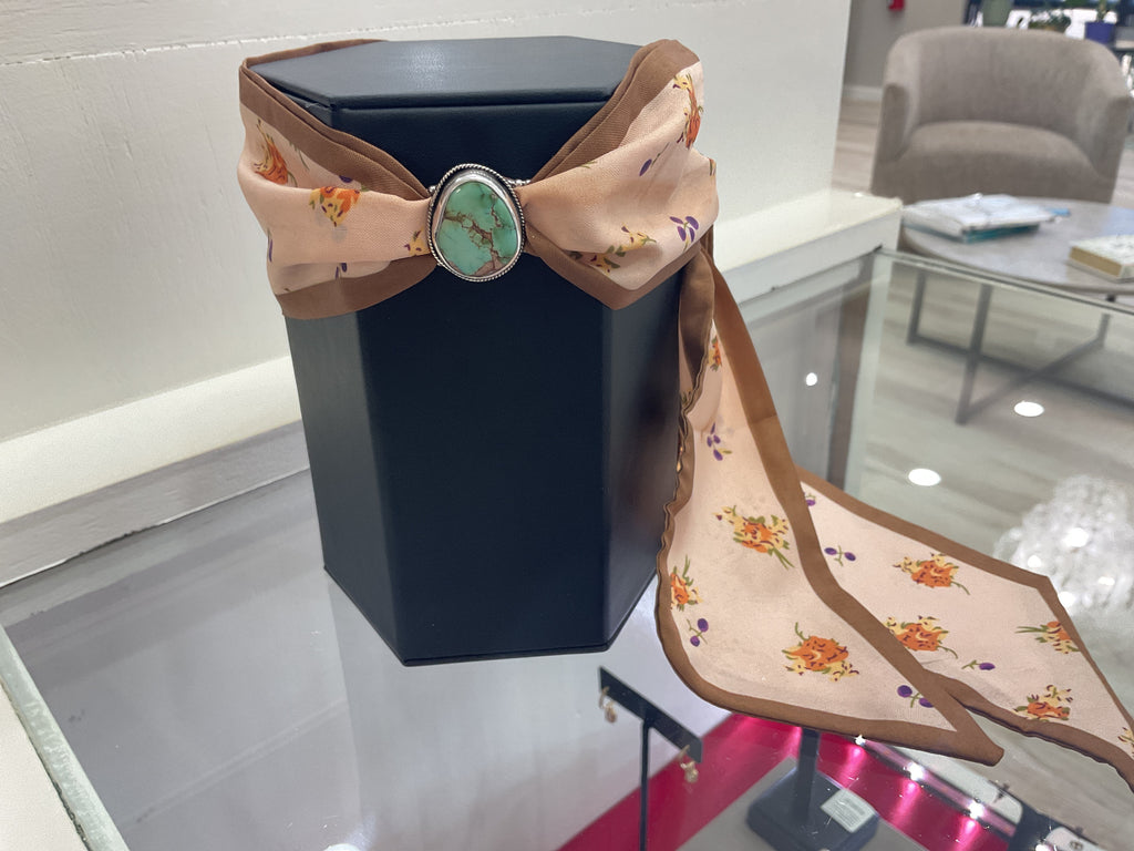 Royston Turquoise Twilly Scarf Slide/Pendant