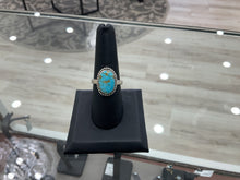 Load image into Gallery viewer, Kingman Turquoise and Sterling Silver Ring
