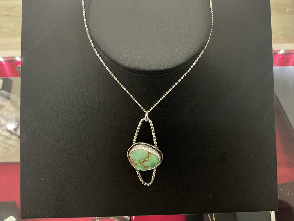 Royston Turquoise Twilly Scarf Slide/Pendant
