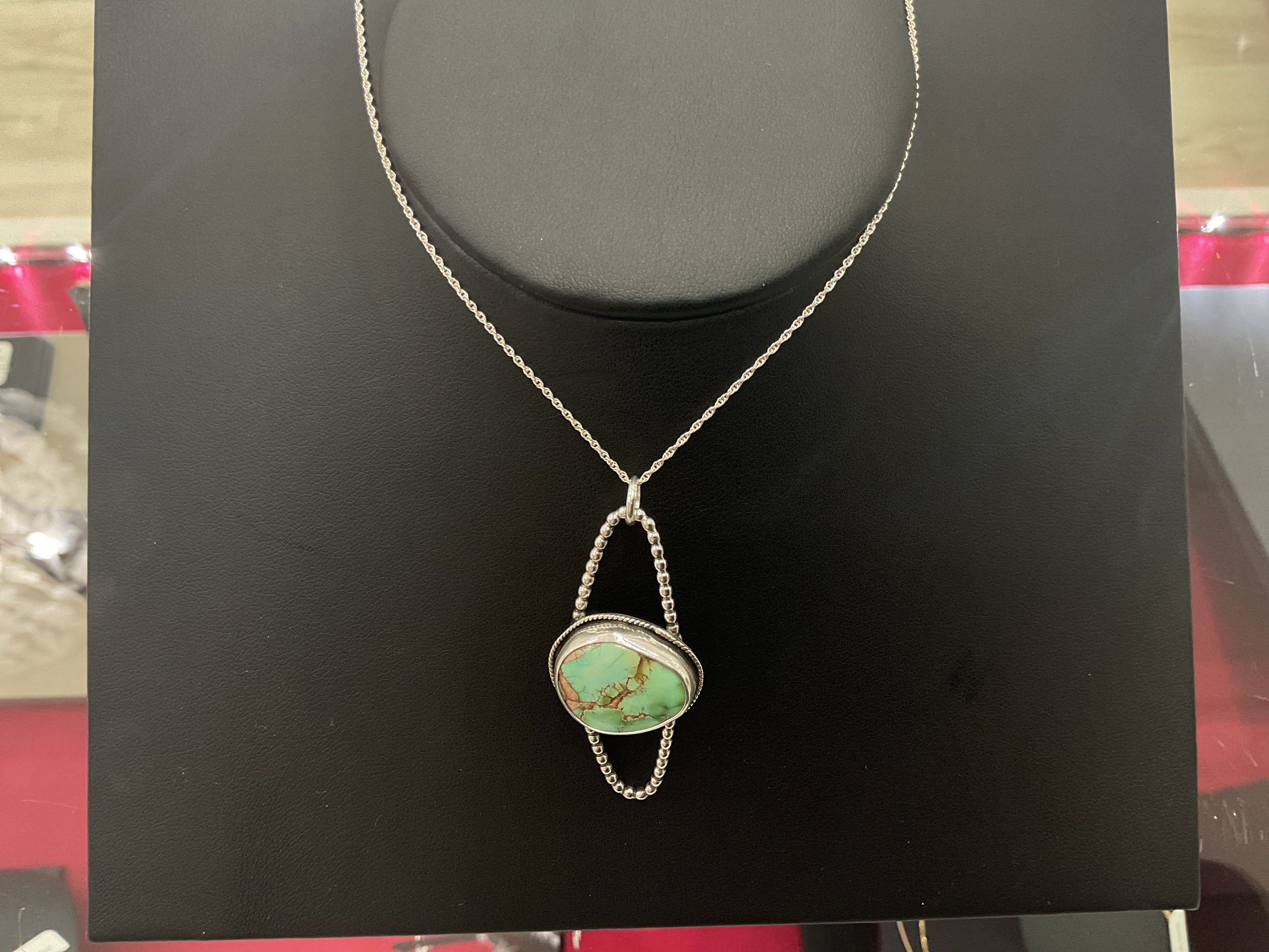 Royston Turquoise Twilly Scarf Slide/Pendant