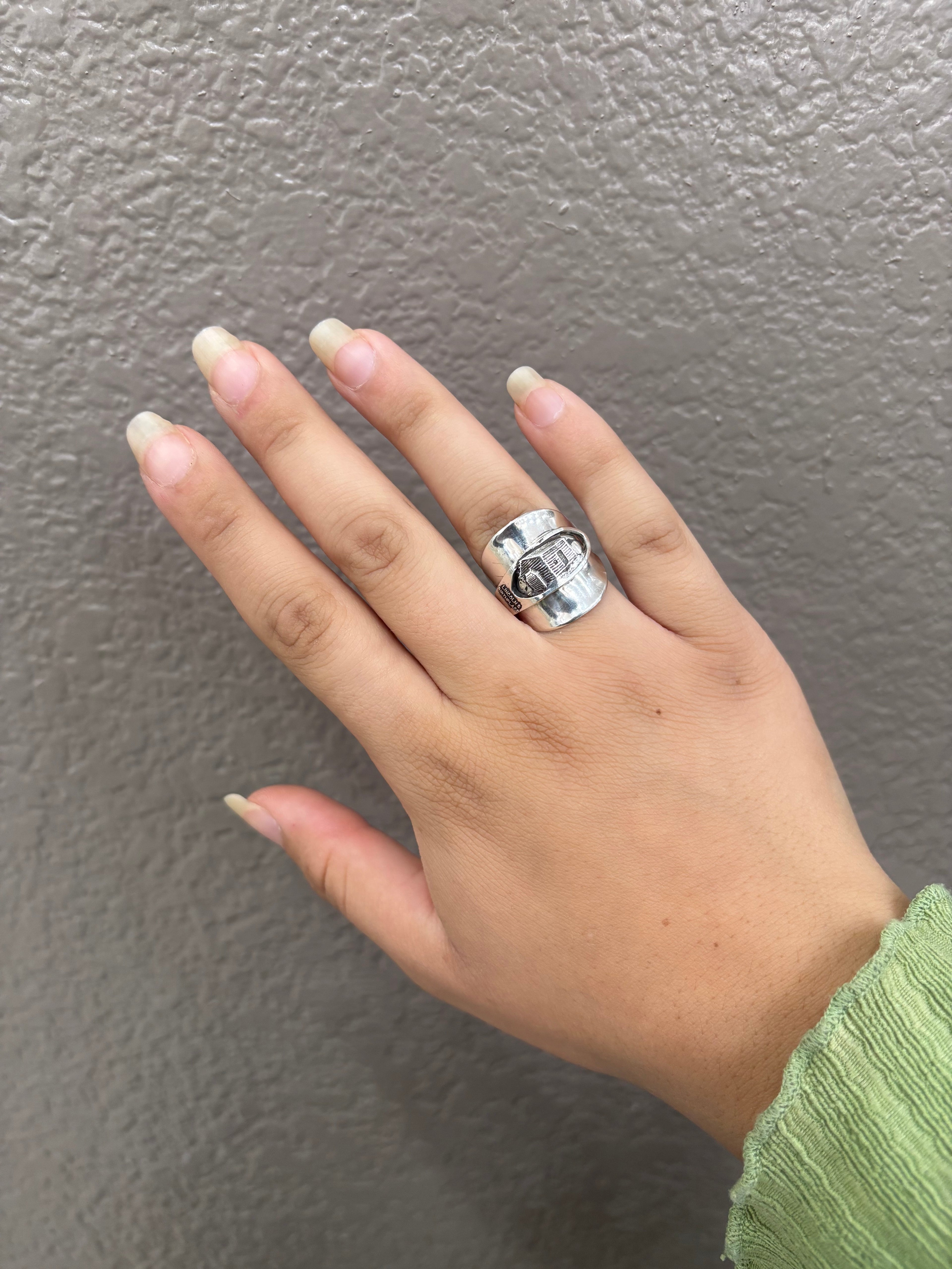 Sterling Silver Spoon Ring
