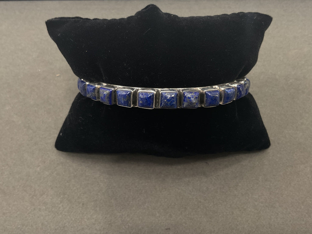 Blue Lapis Square Bracelet
