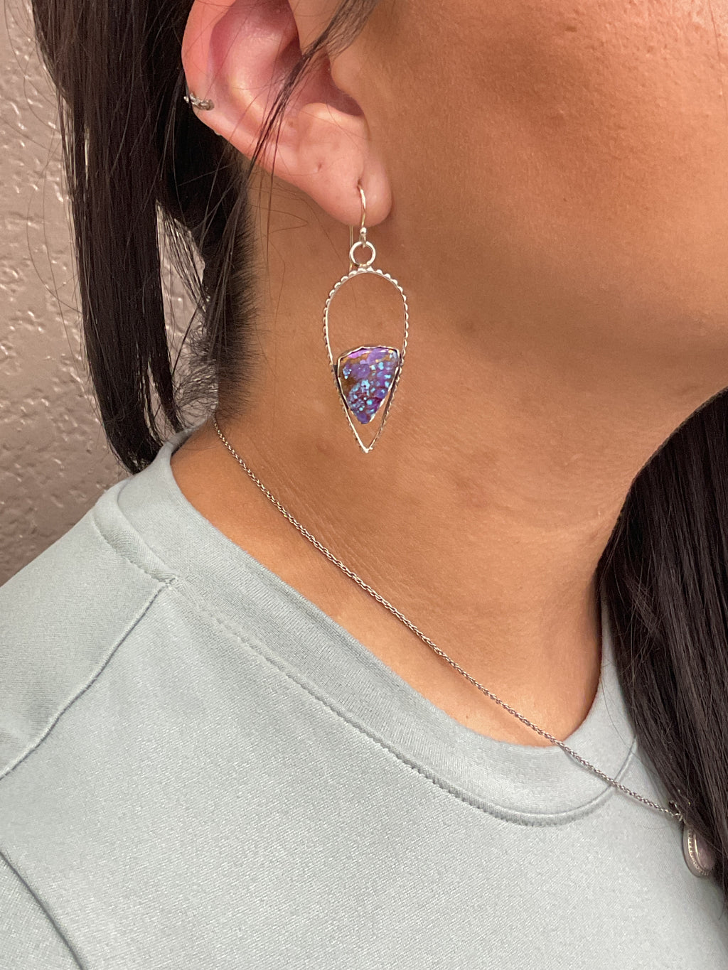 Purple Mohave Earrings