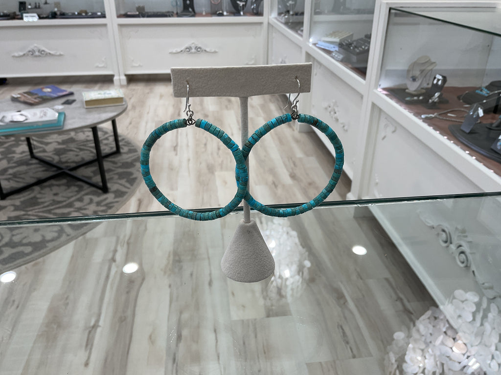 Kingman Composite Heshi Hoop Earrings