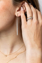 Load image into Gallery viewer, 14KY Gold and Diamond Earrings
