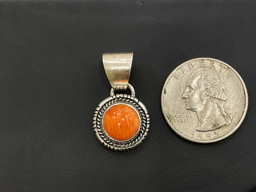 Orange Spiny Oyster Pendant
