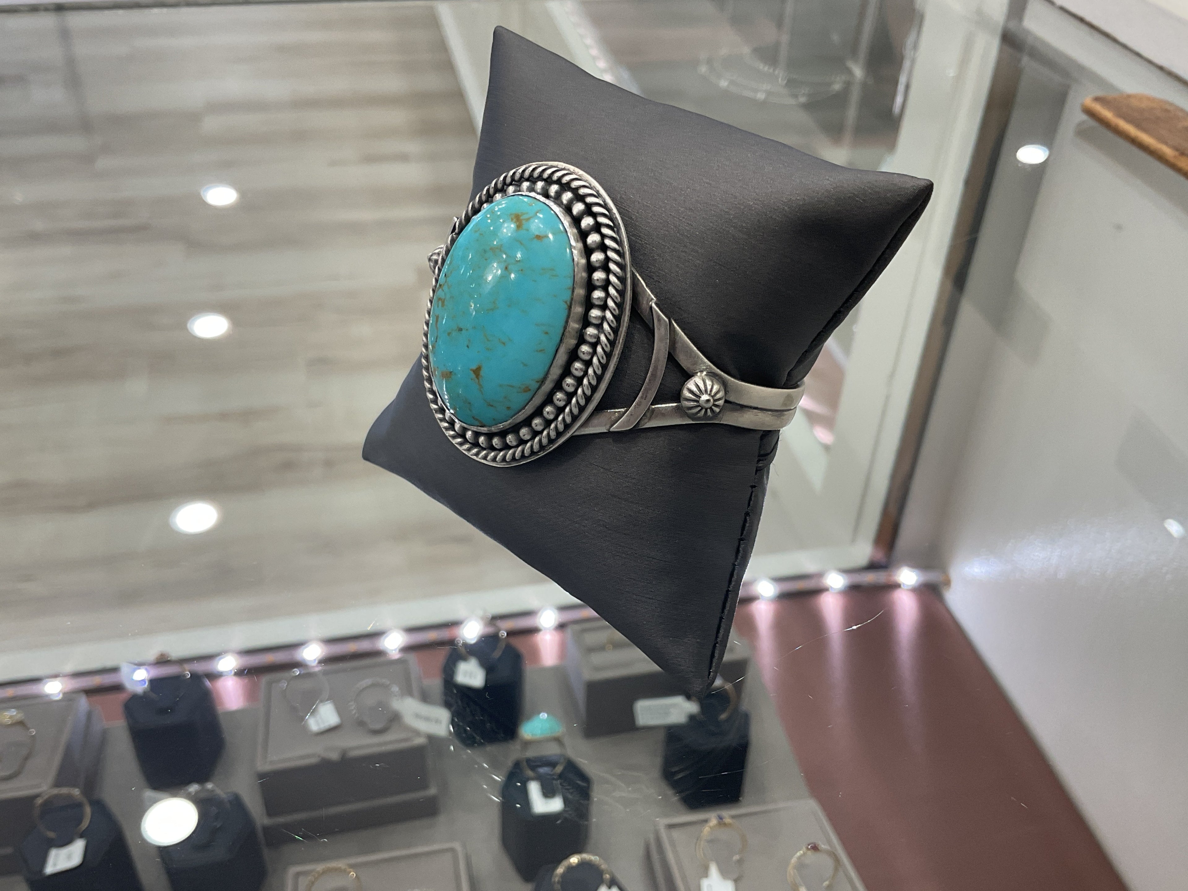 Kingman Turquoise Cuff Bracelet