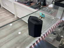 Load image into Gallery viewer, 14K Yellow Gold Diamond &amp; Nevada Turquoise Ring
