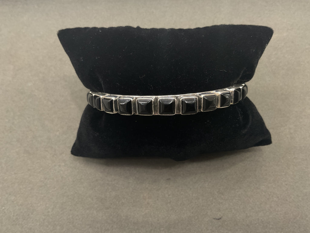 Black Onyx Square Bracelet