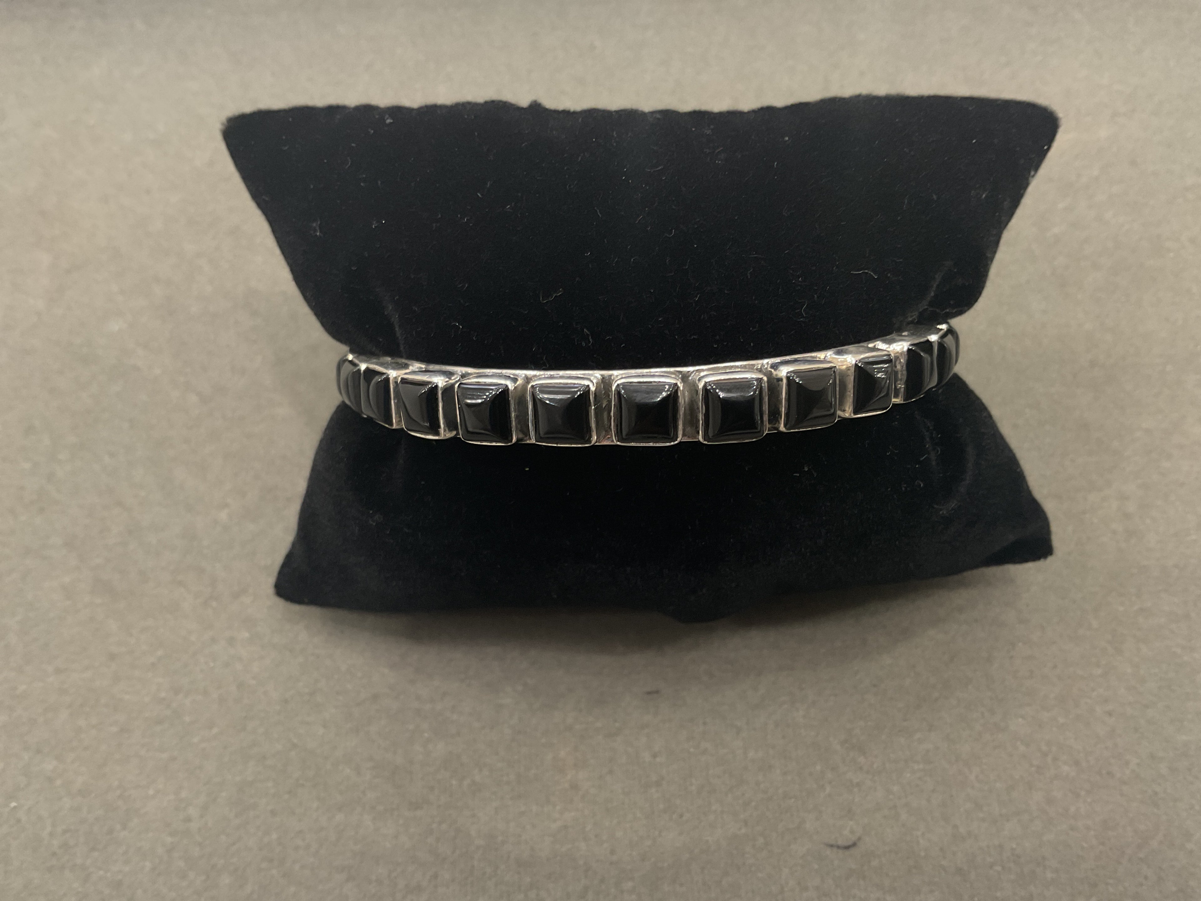 Black Onyx Square Bracelet