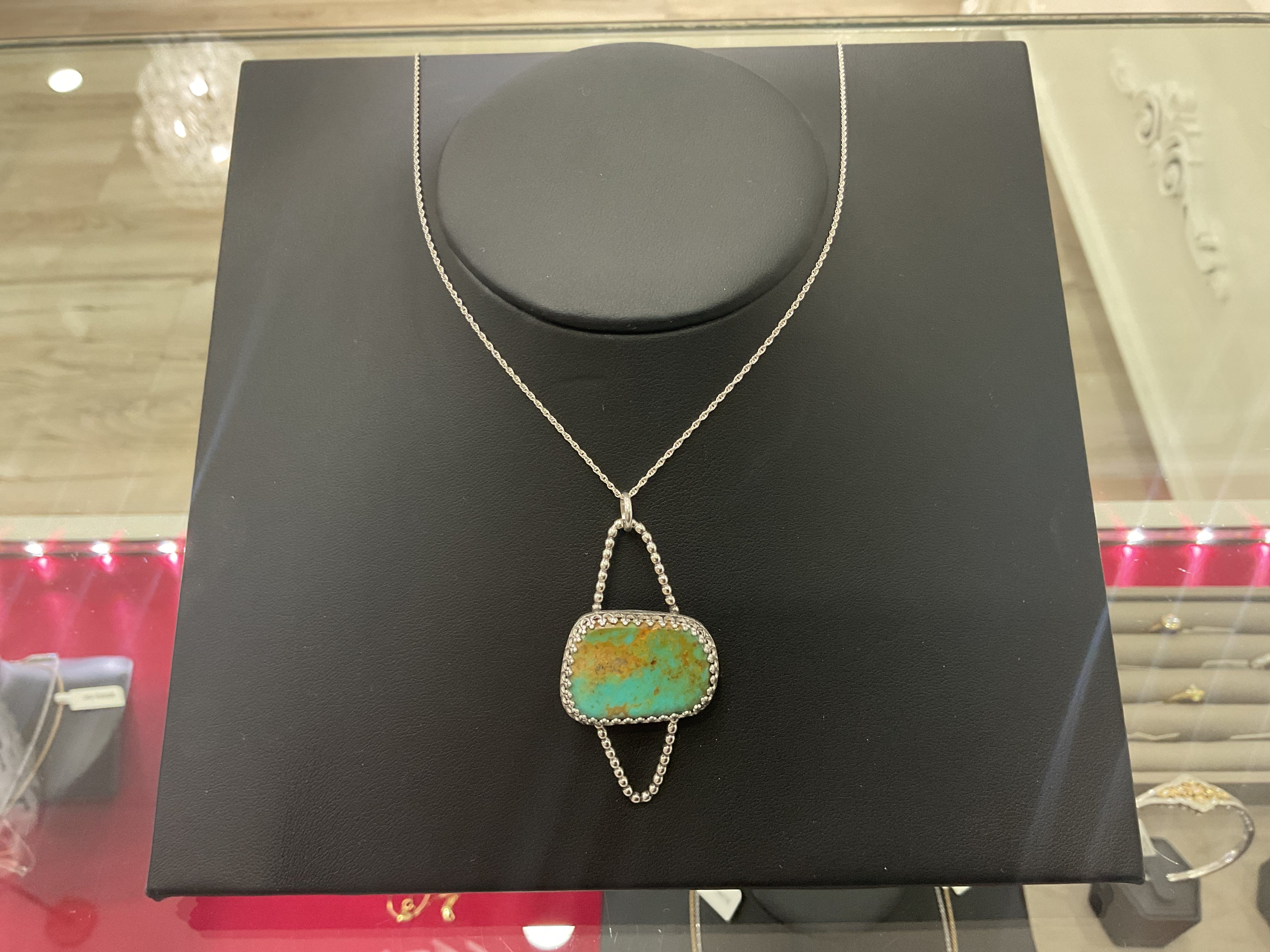 Kingman Turquoise Twilly Scarf Slide/Pendant