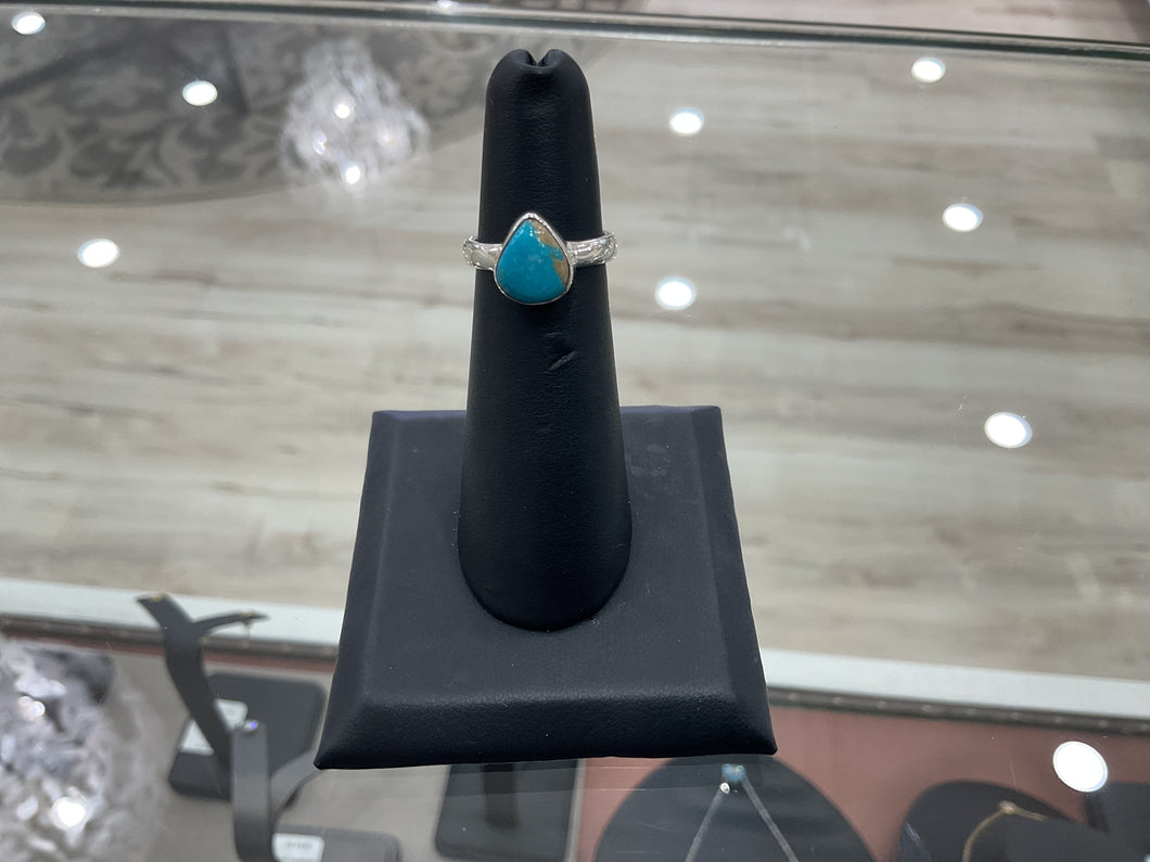 Campitos Turquoise and Sterling Silver Ring
