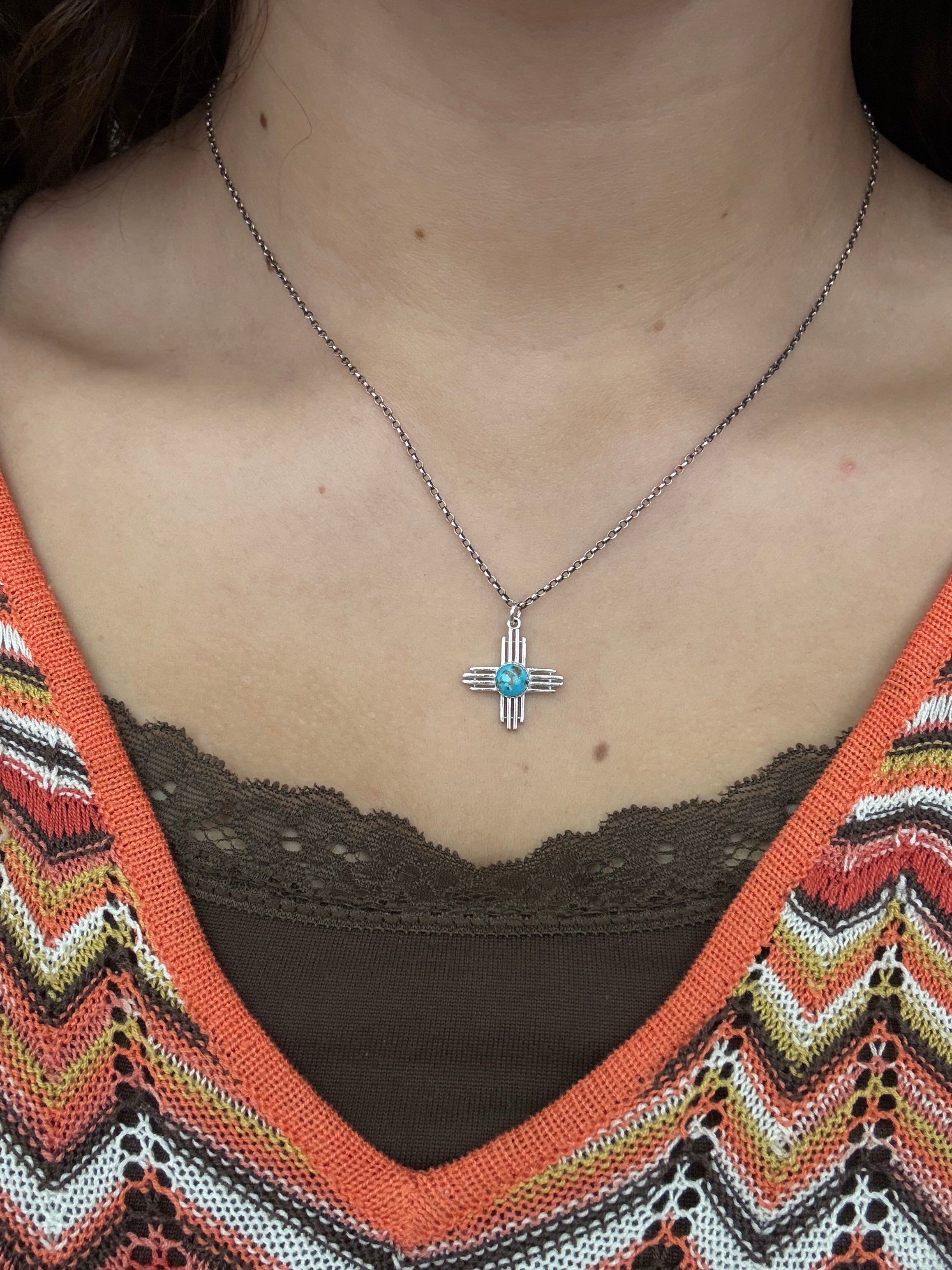 Mini Zia Kingman Necklace