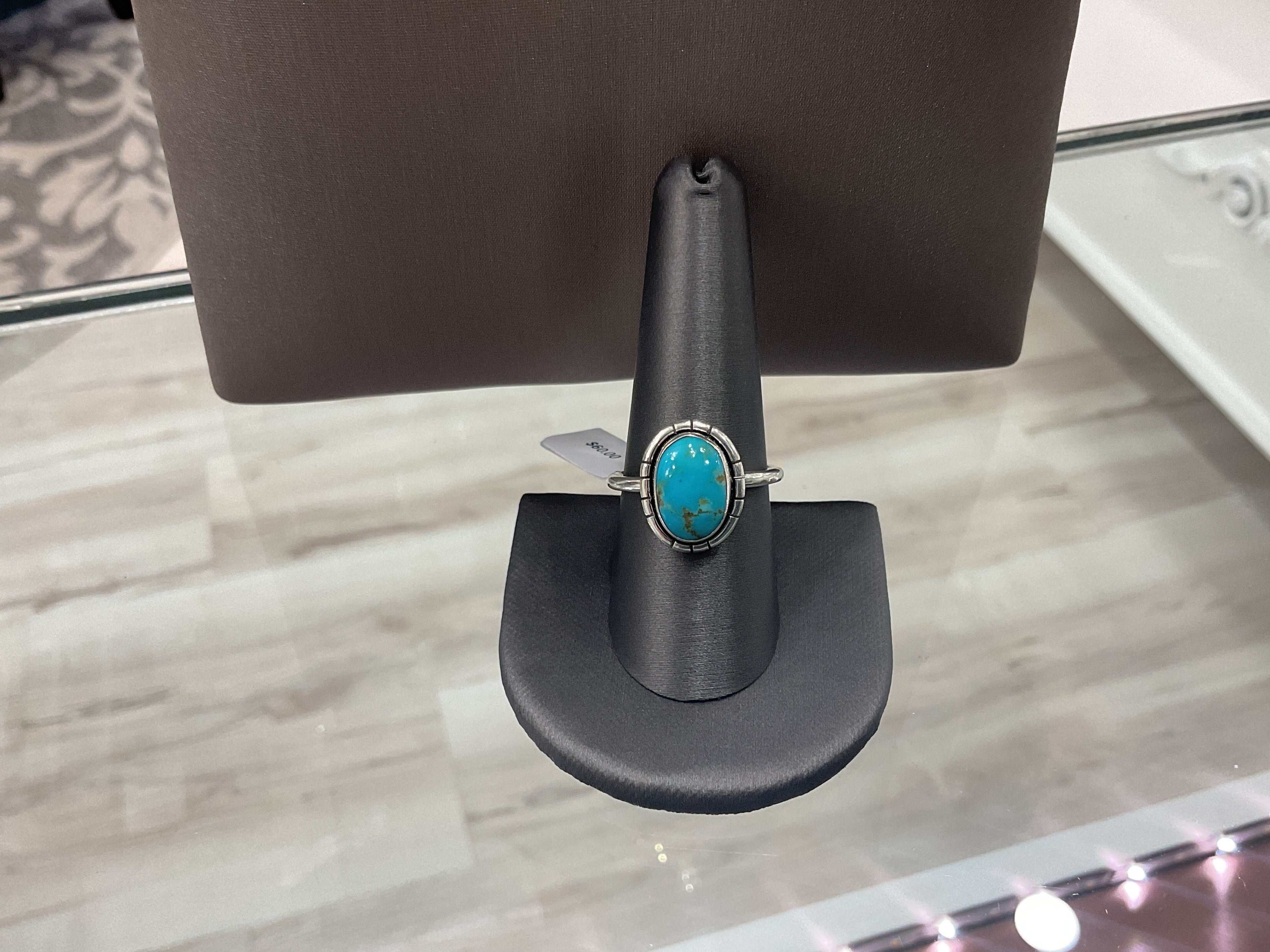 Sonoran turquoise SS ring