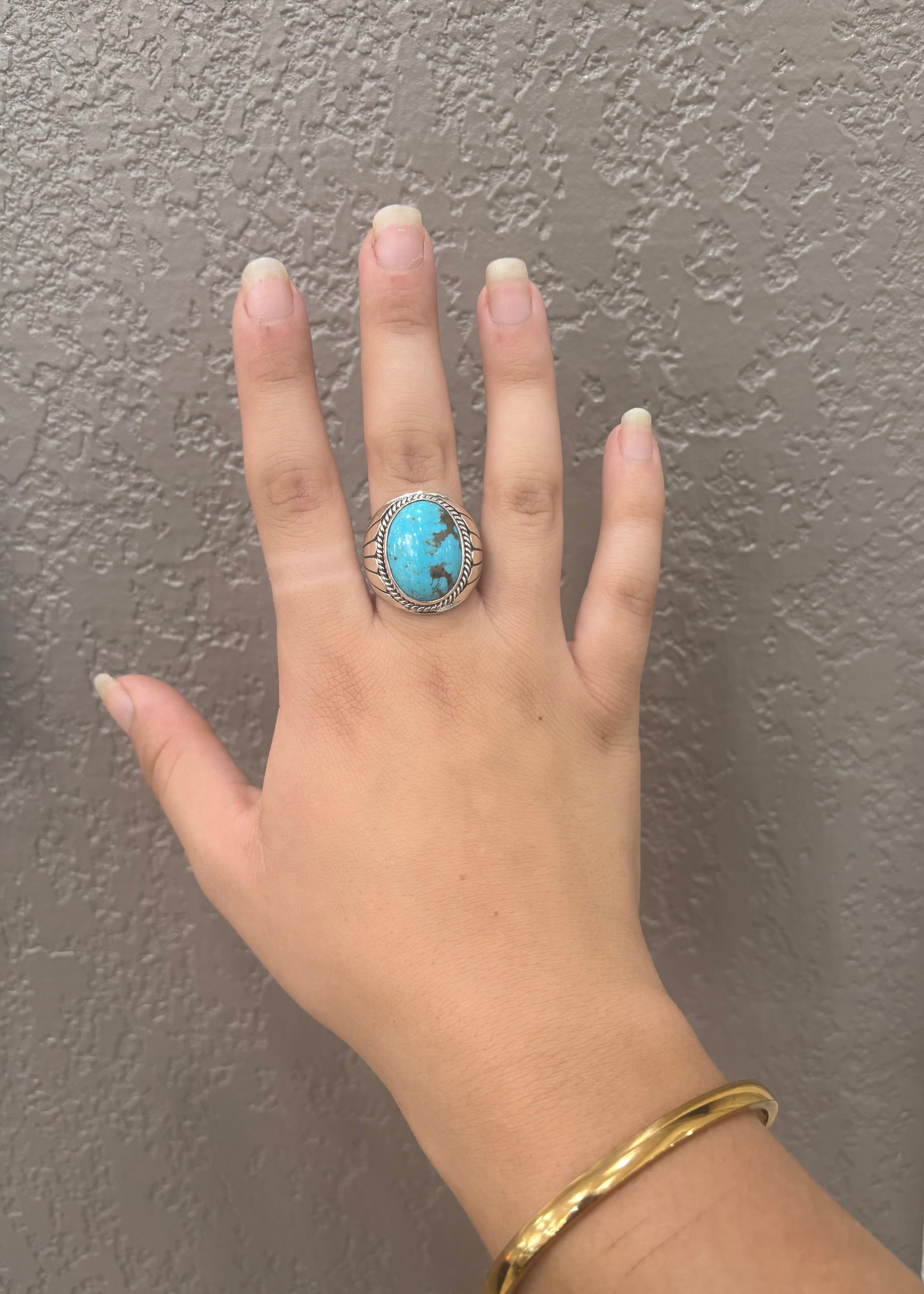 Campitos Turquoise and Sterling Silver Ring