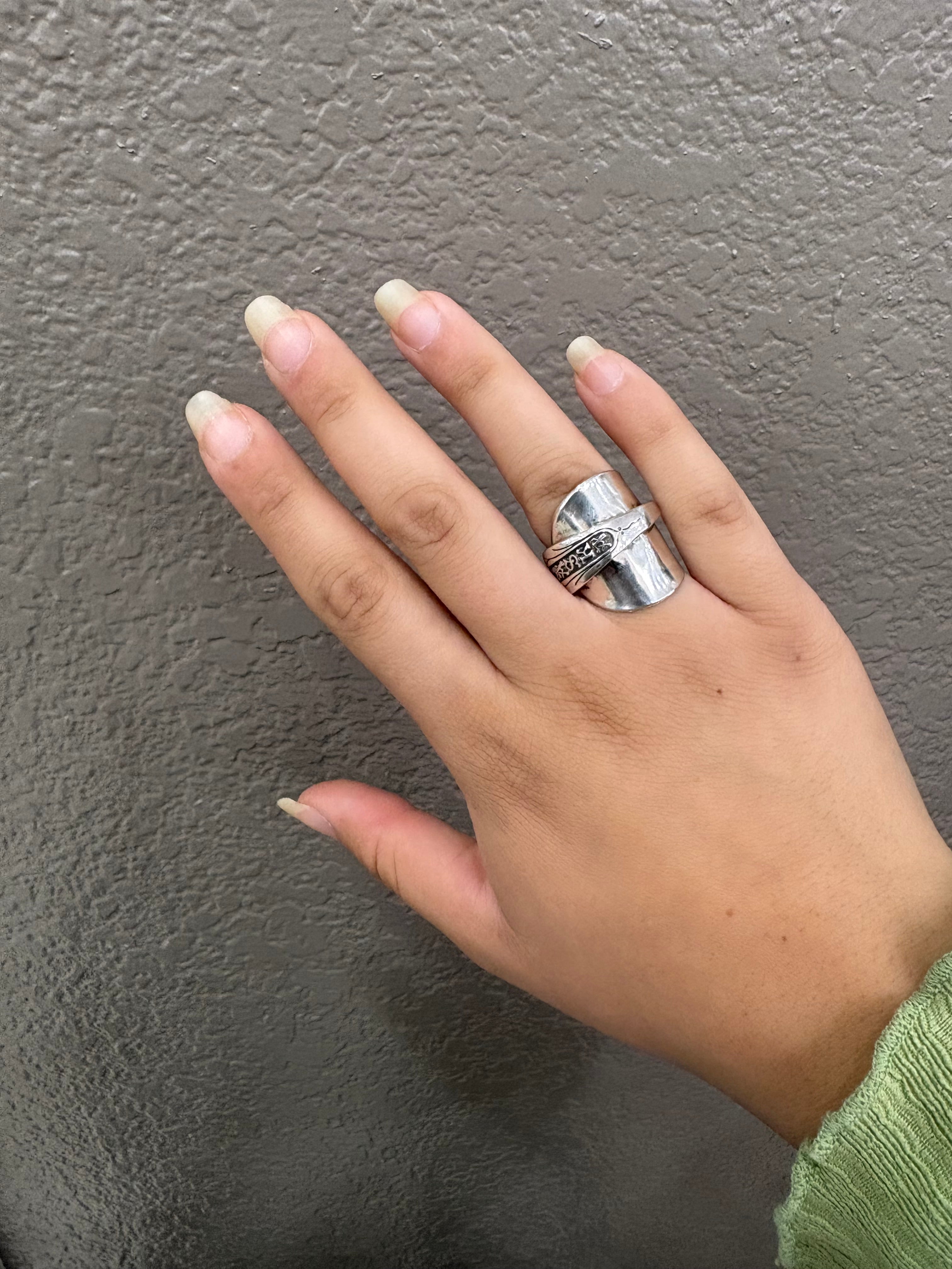 Sterling Silver Spoon Ring