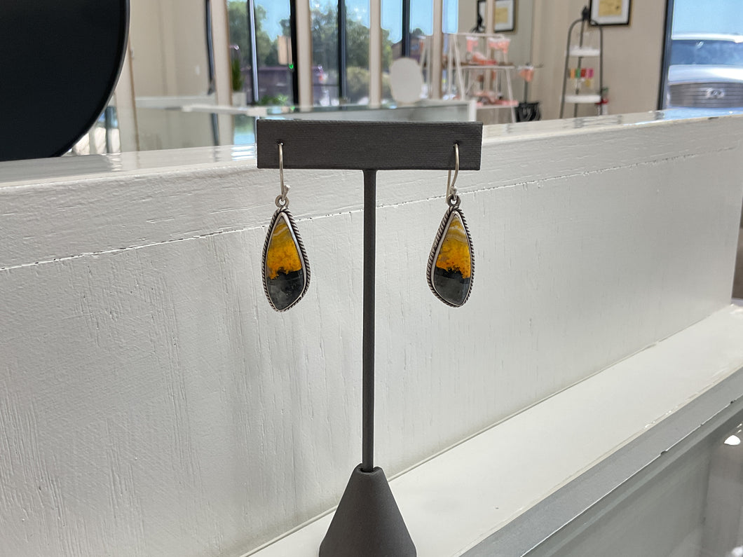 Bumblebee Jasper Earrings