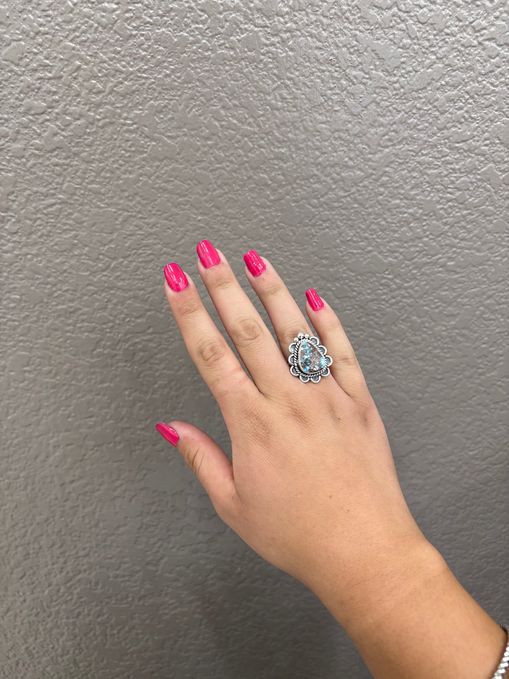 Golden Hills Teardrop Ring