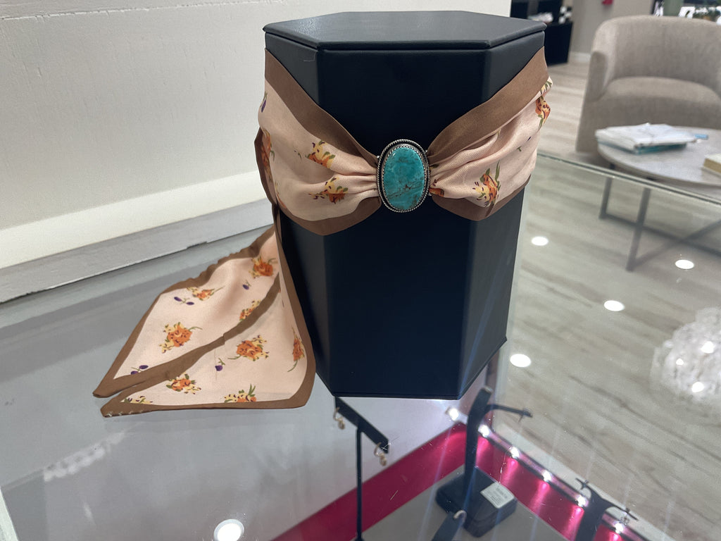 Kingman Turquoise Twilly Scarf Slide/Pendant