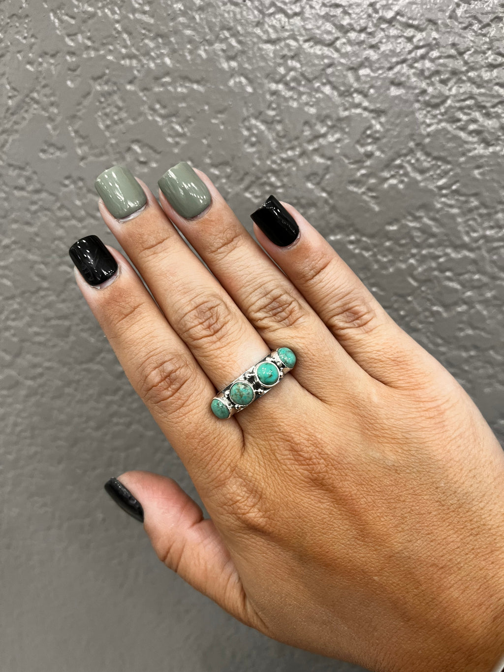 Kingman Turquoise Mega Stacker Ring