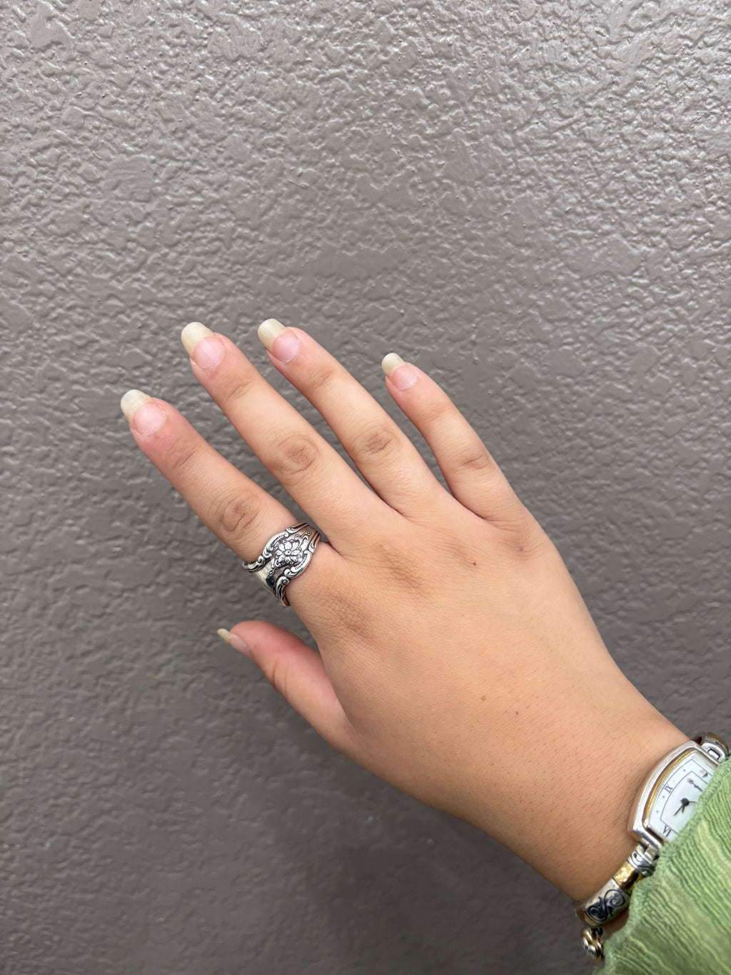 Sterling Silver Spoon Ring