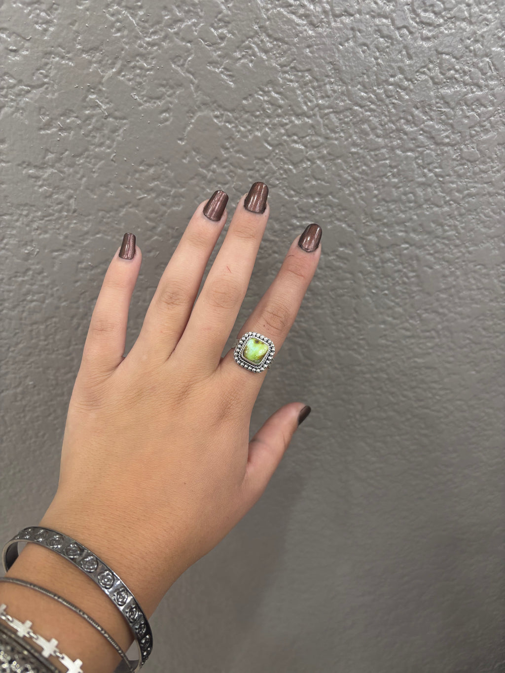 Palameno Turquoise Square Ring