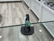 Load image into Gallery viewer, Hopi Indian Sterling Silver Ring with Royston Turquoise
