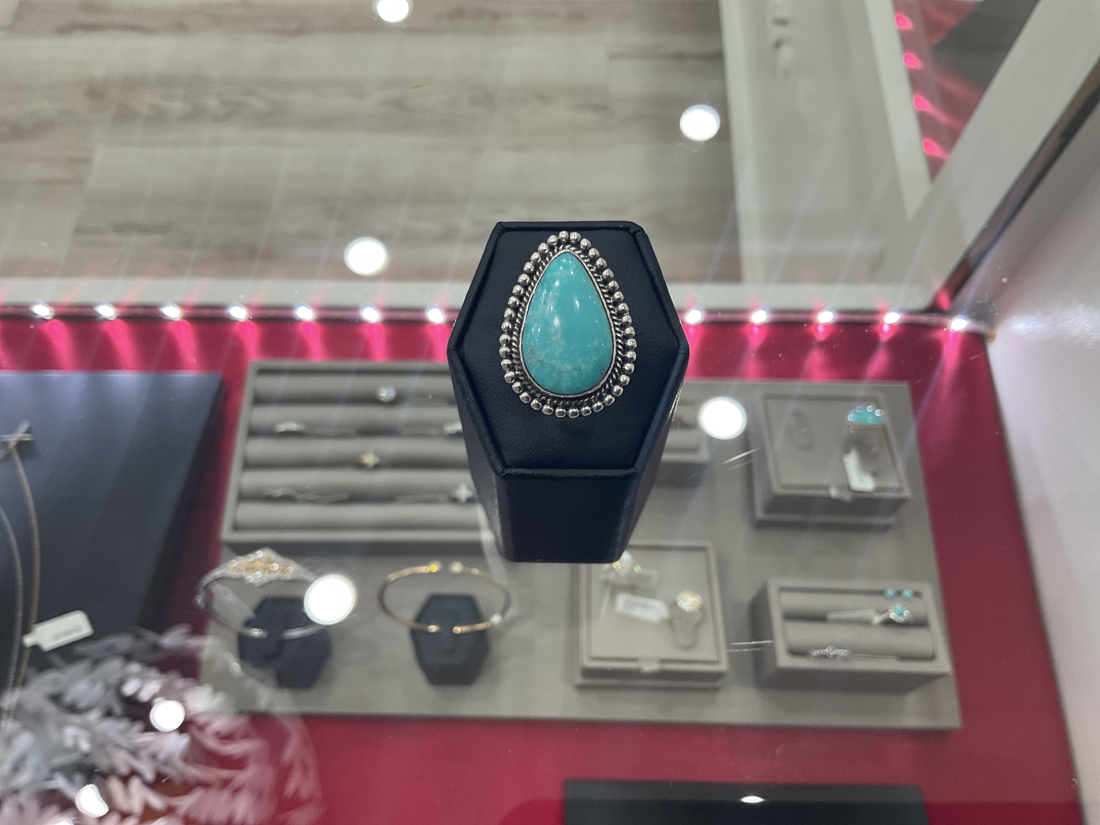 Sonoran Turquoise Teardrop Ring