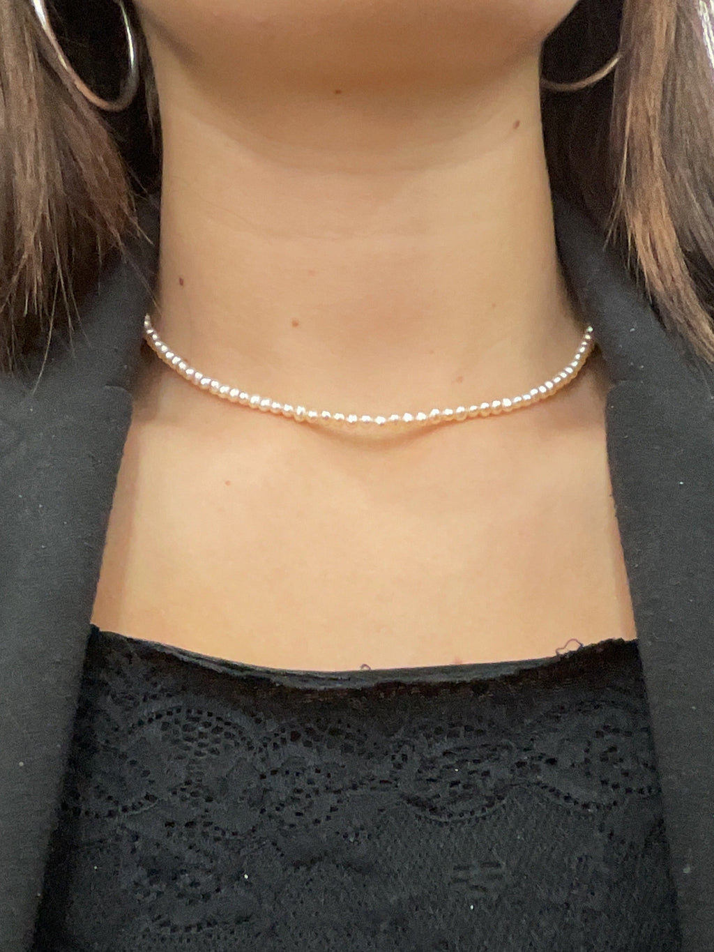Pink Cultured Pearl Necklace