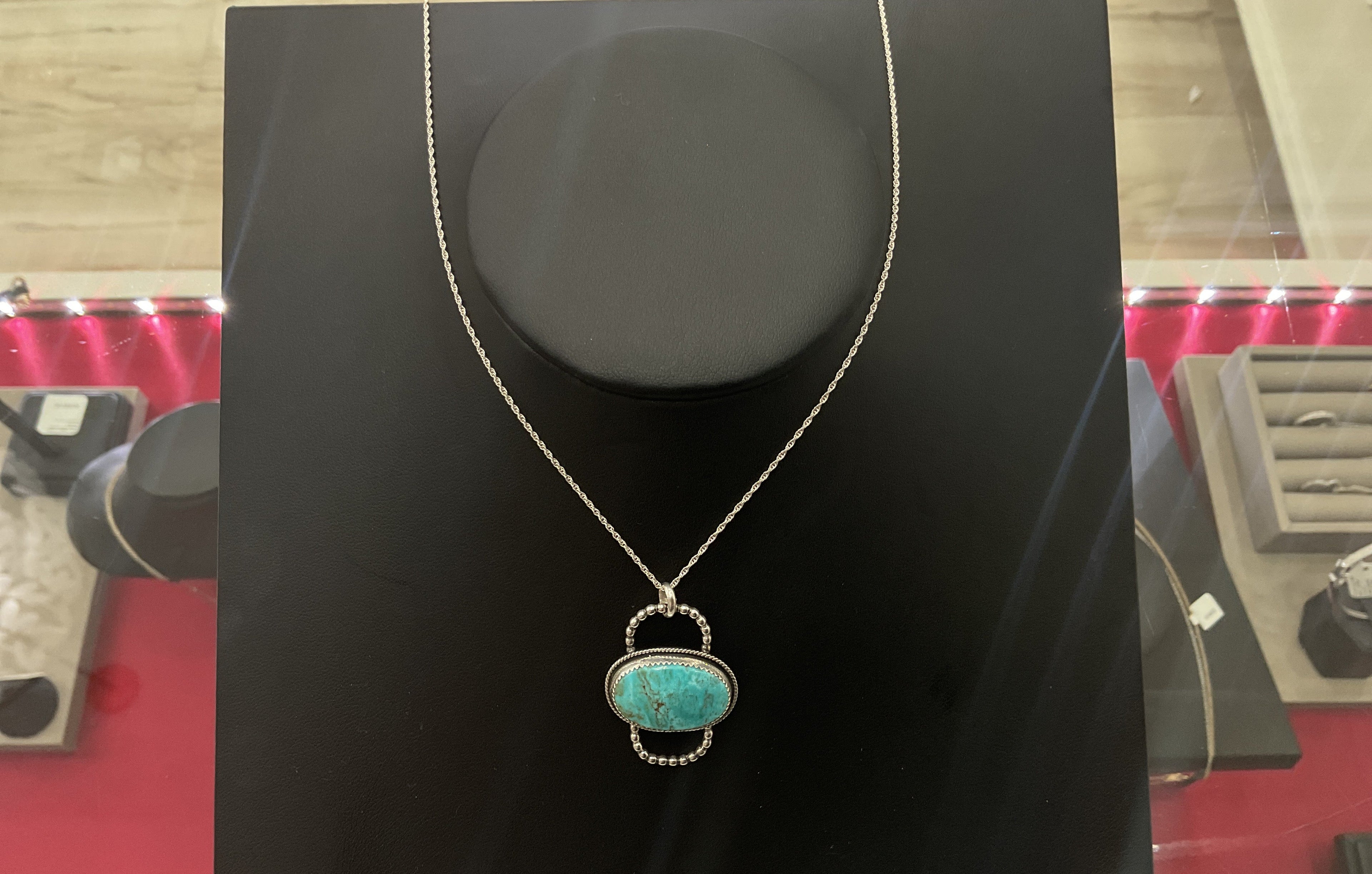 Kingman Turquoise Twilly Scarf Slide/Pendant