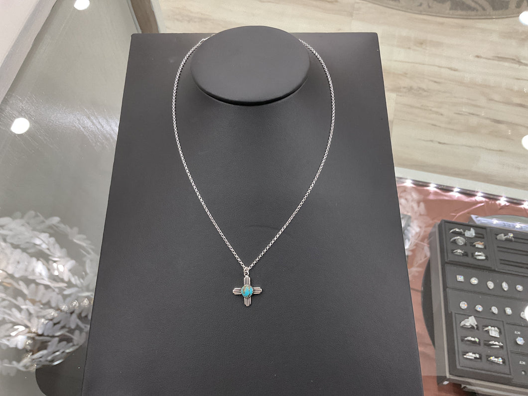 Mini Zia Turquoise Necklace