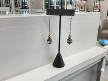 Load image into Gallery viewer, Orange Spiny &amp; Oxi Bead Earrings

