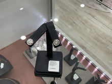 Load image into Gallery viewer, 14KW Bezel Stud Diamond Earrings
