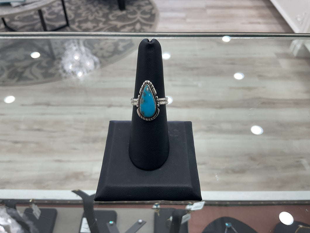 Campitos Turquoise and Sterling Silver Ring