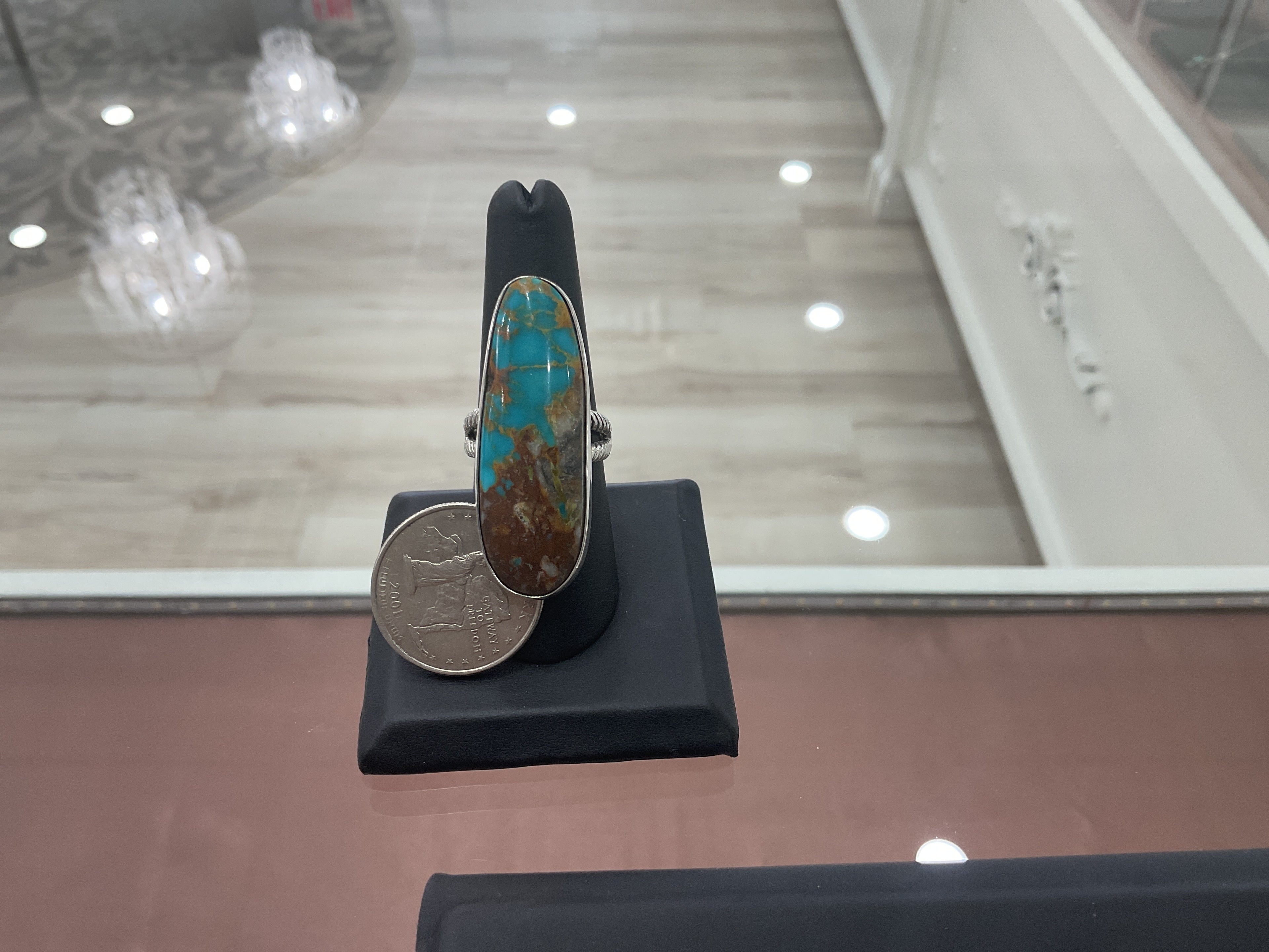 Nevada Turquoise and Sterling Silver Ring