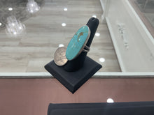 Load image into Gallery viewer, Kingman Turquoise and Sterling Silver Ring
