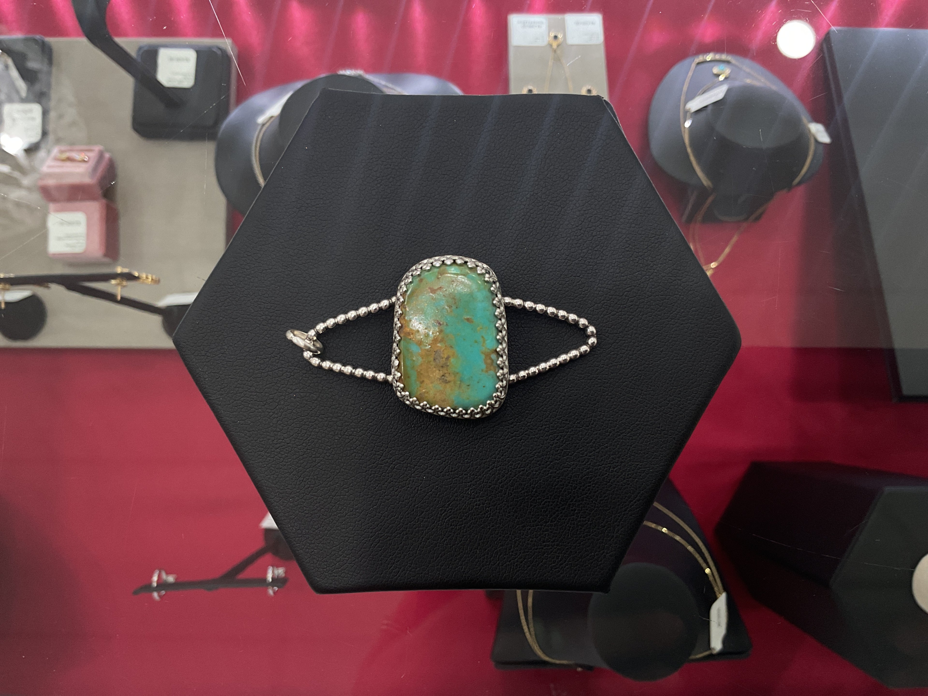 Kingman Turquoise Twilly Scarf Slide/Pendant