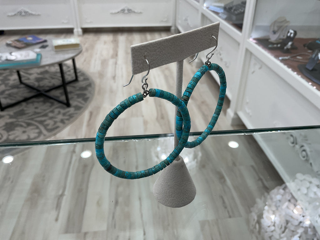 Kingman Composite Heshi Hoop Earrings