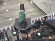 Load image into Gallery viewer, Kingman Turquoise and Sterling Silver Ring
