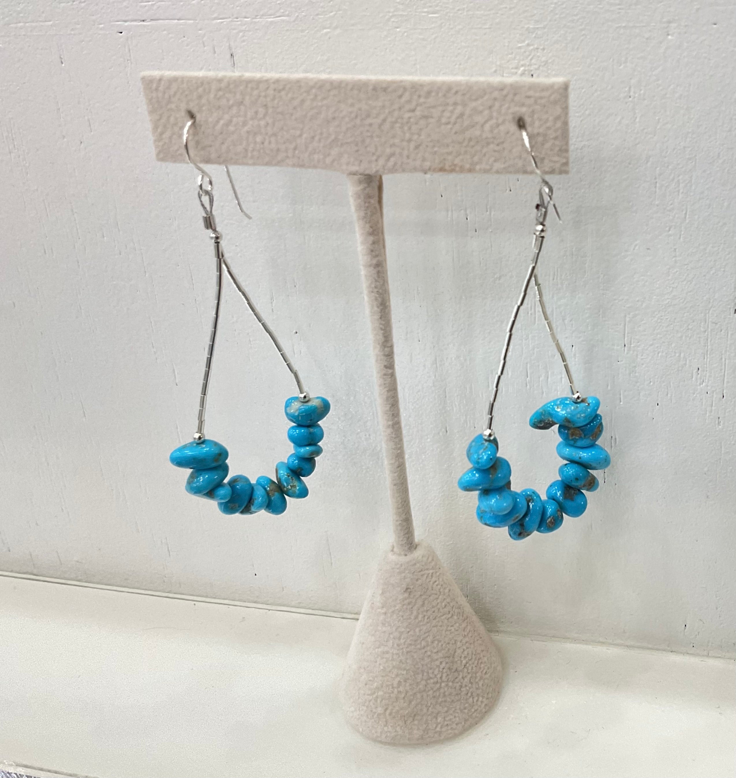 Sleeping Beauty Nugget Earrings