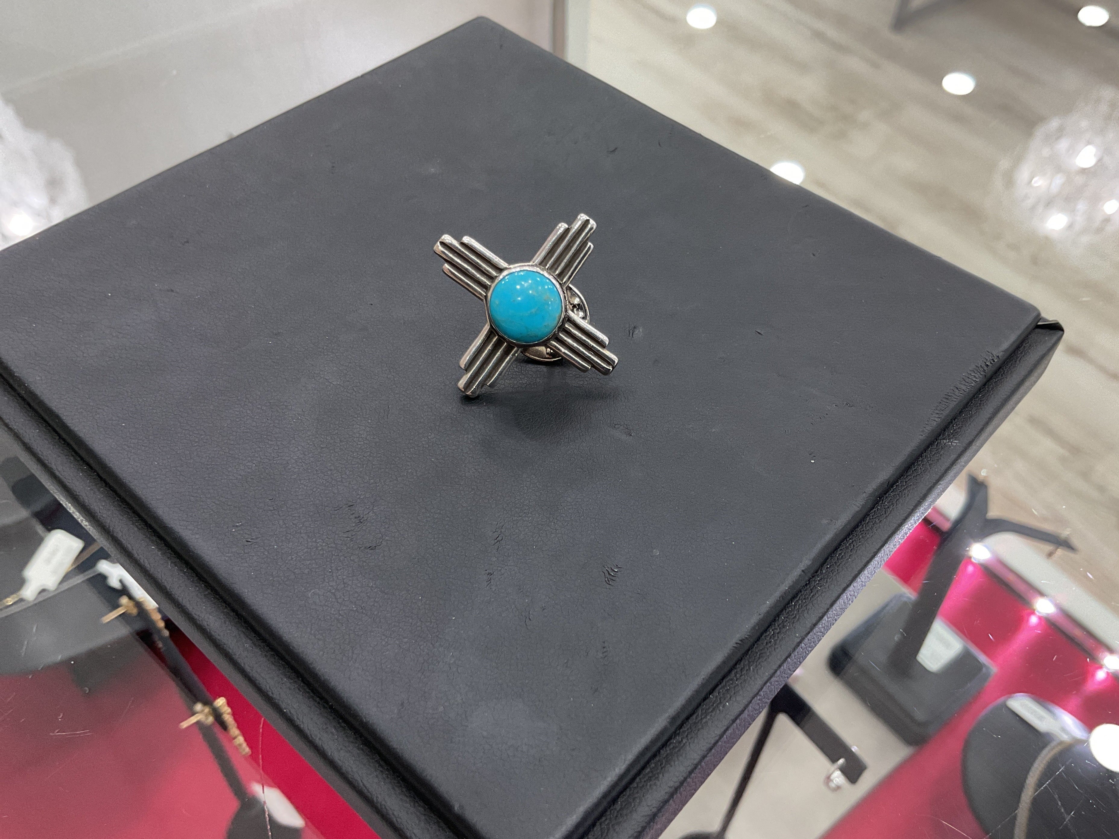 Zia Turquoise Pin