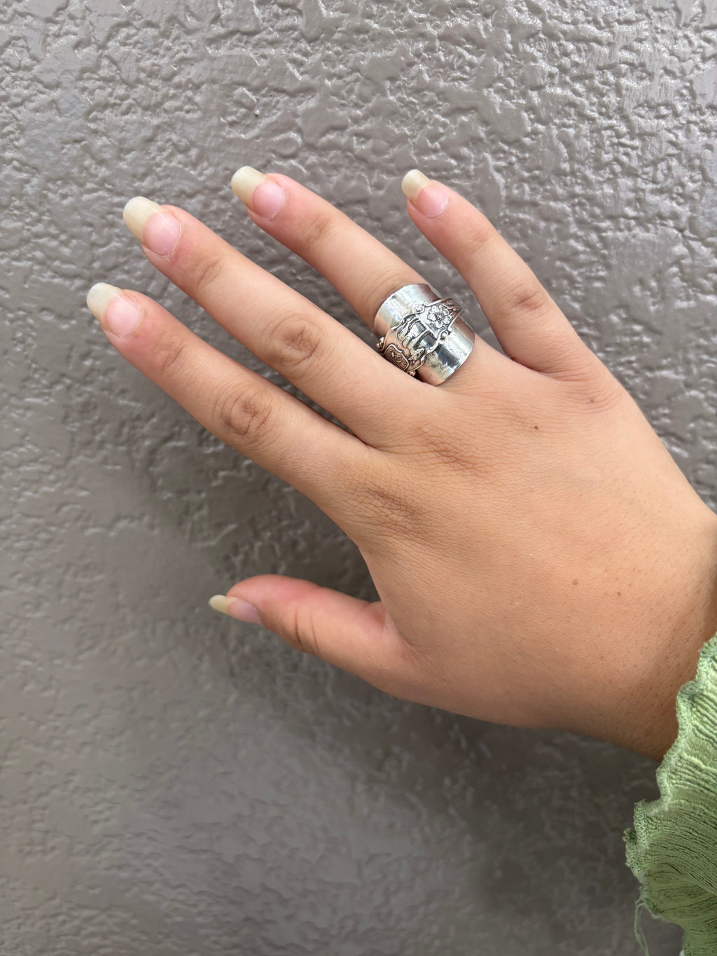 Sterling Silver Spoon Ring