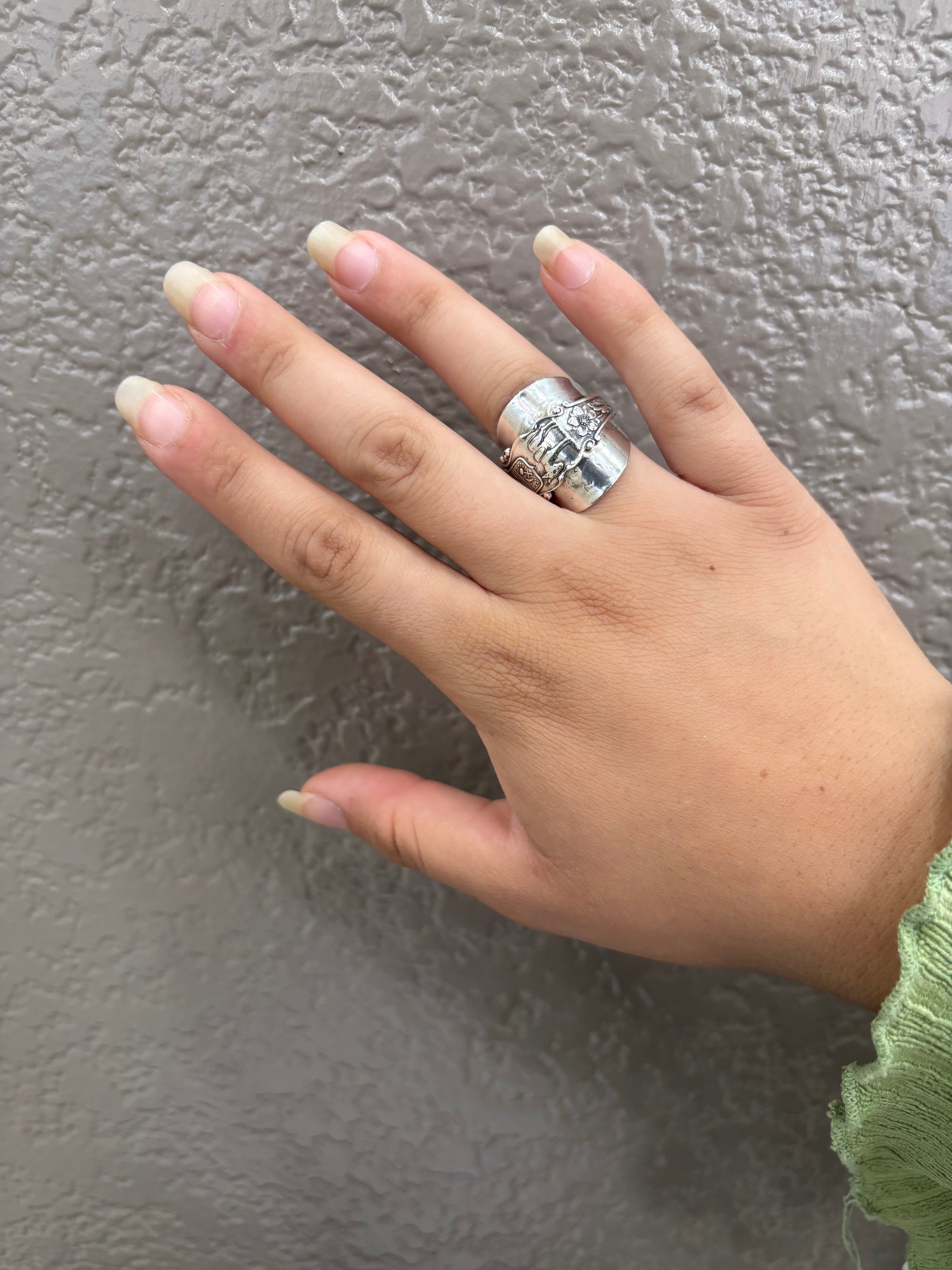Sterling Silver Spoon Ring